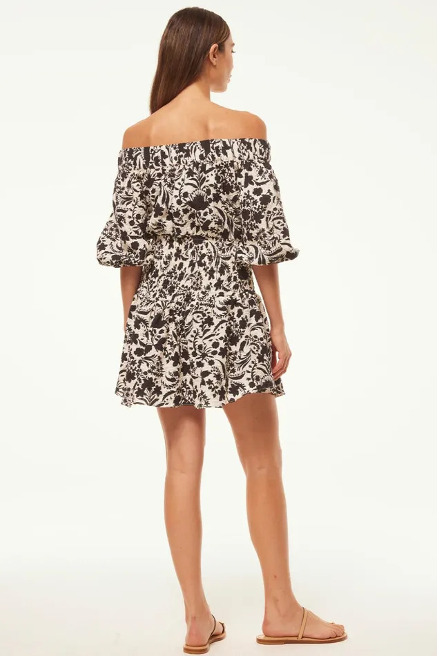 MISA Los Angeles MARTA DRESS Flora Negra Ditsy Women Dresses