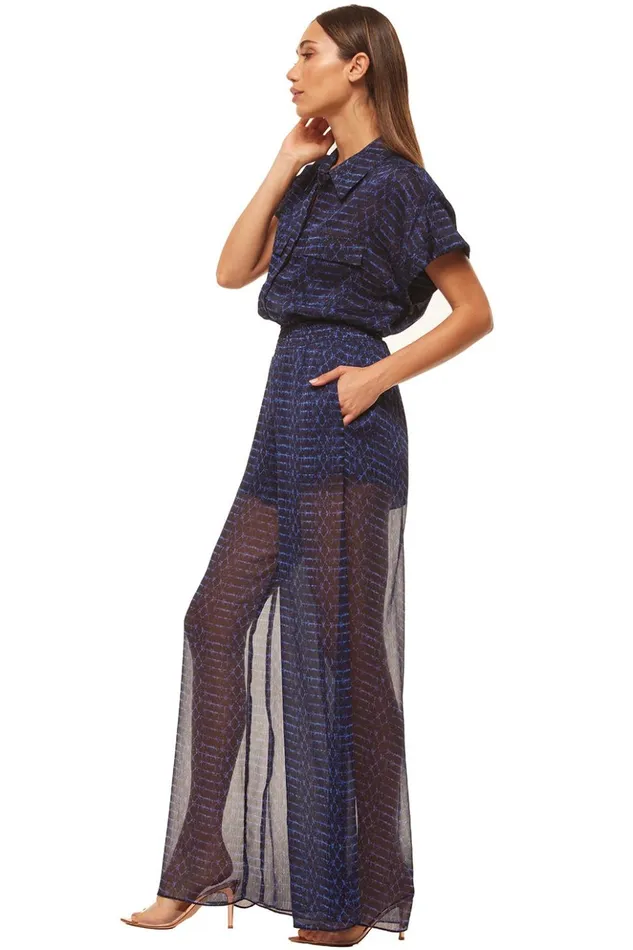 MISA Los Angeles PIA PANT Midnight Shibori Women Pants