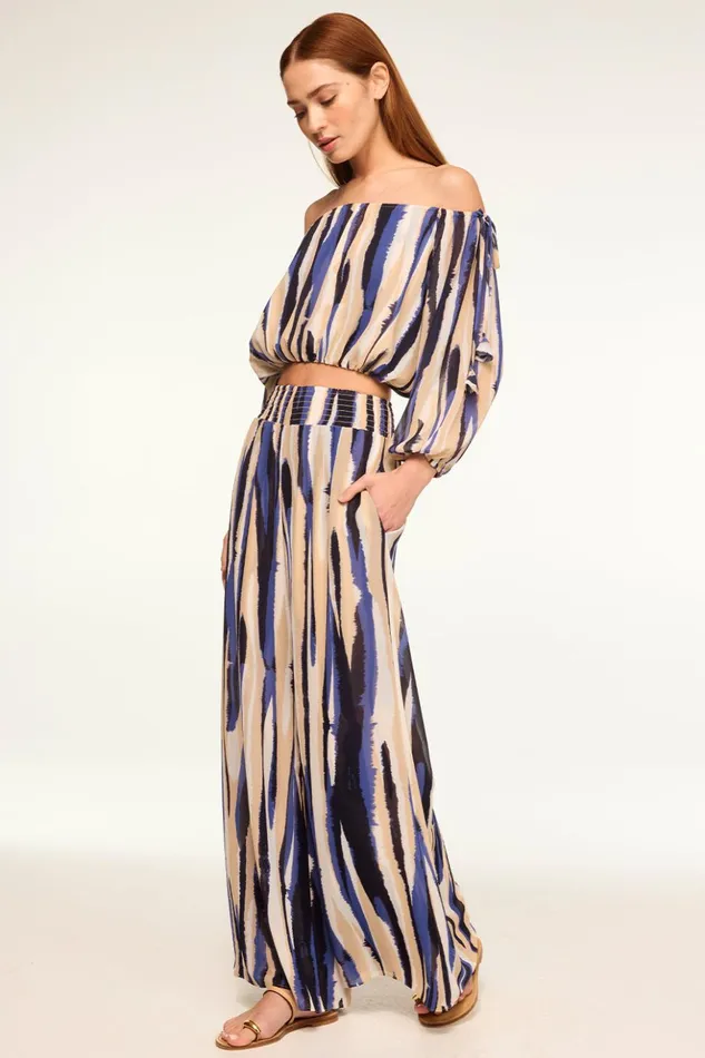 MISA Los Angeles PIA PANT Striped Instinct Women Pants