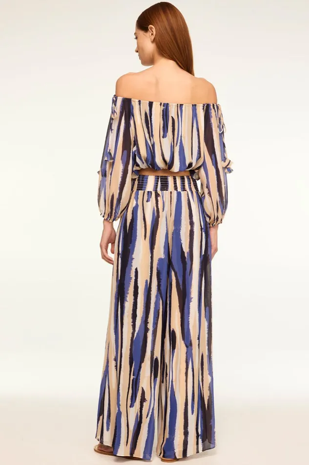 MISA Los Angeles PIA PANT Striped Instinct Women Pants