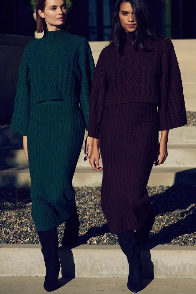 MISA Los Angeles VERA SKIRT Hunter Green Women Skirts and Shorts