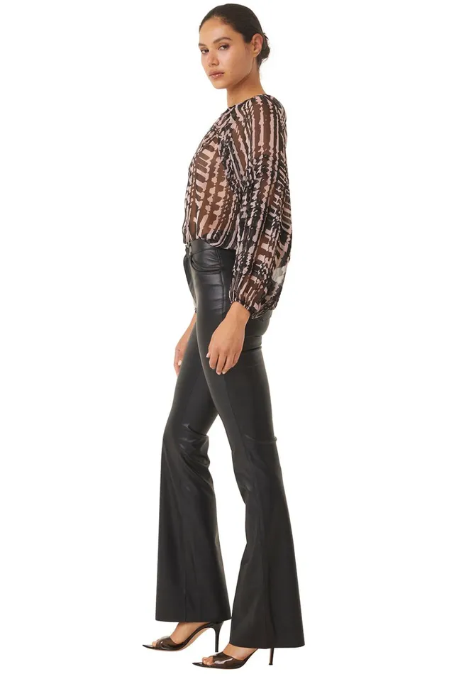 MISA Los Angeles VICTOIRE TOP Holiday Abstraction Women Tops