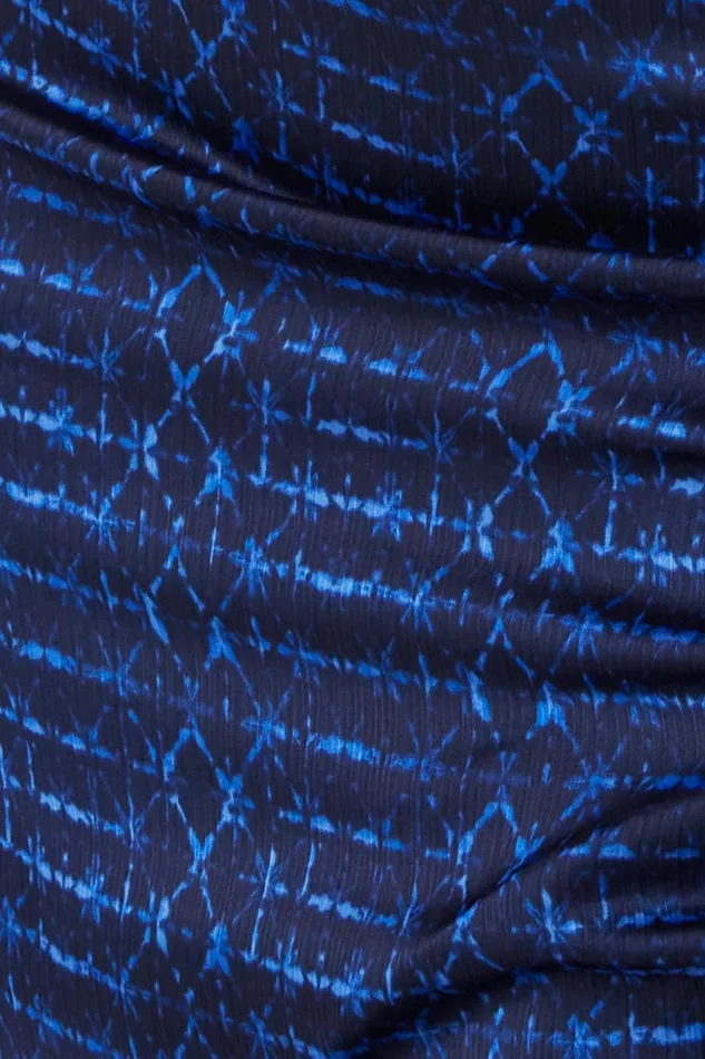MISA Los Angeles VICTOIRE TOP Midnight Shibori Women Tops