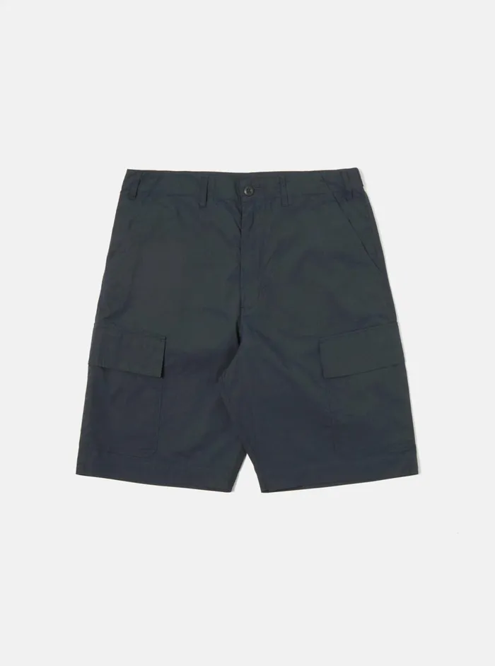 MW Cargo Short In Navy Broad Cloth Men Universal Works Shorts
