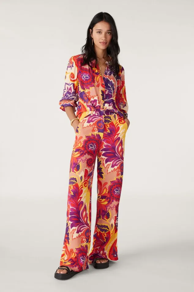 NatsyPrinted Shirt Clothing Baandsh Tops and Shirts