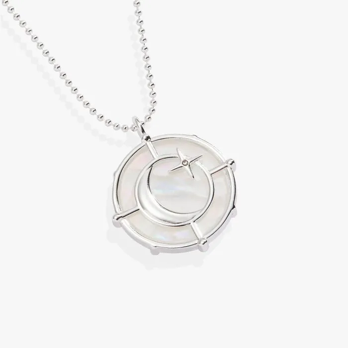 Necklaces Women Alex And Ani Aries Zodiac DoubleSided Charm Necklace Silver