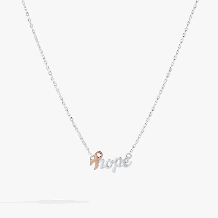 Necklaces Women Alex And Ani Breast Cancer Awareness Hope Necklace Two Tone