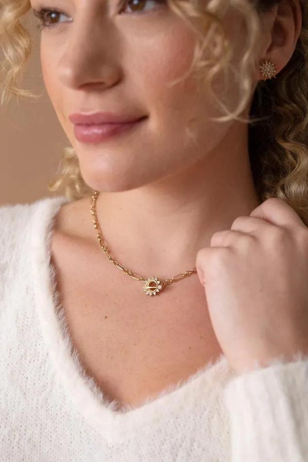 Necklaces Women Alex And Ani Celestial Toggle Necklace Gold