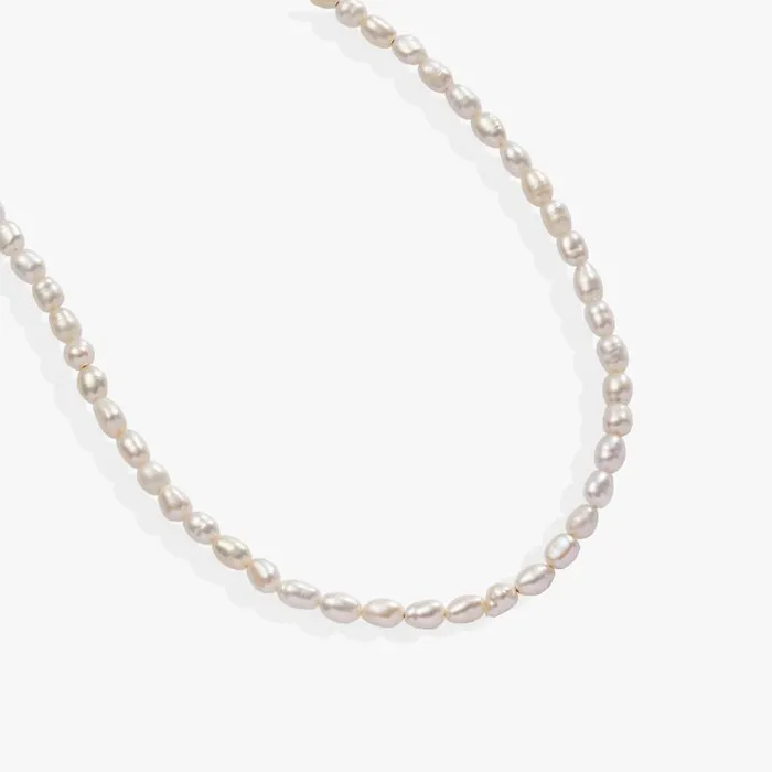 Necklaces Women Alex And Ani Freshwater Pearl Necklace Stainless Steel Gold