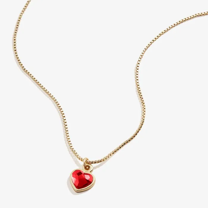 Necklaces Women Alex And Ani Ruby Heart Necklace July Birthstone Silver