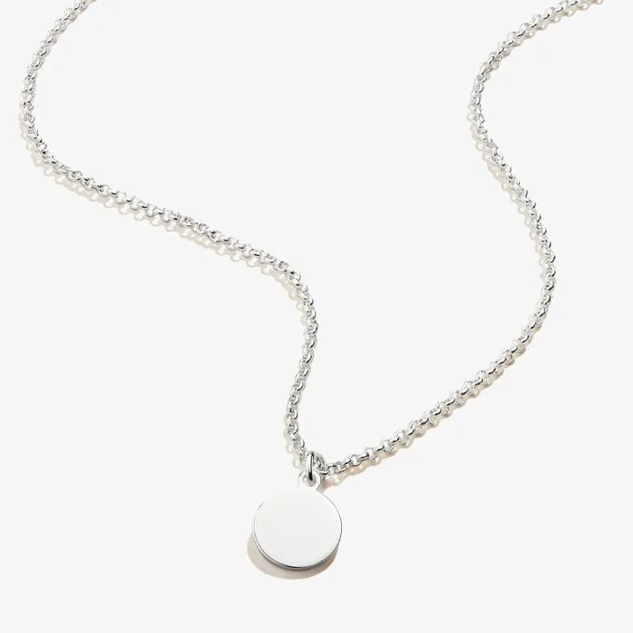 Necklaces Women Alex And Ani Small Circle Charm Necklace 19039039 Silver
