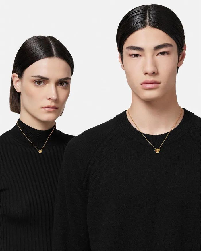 Necklaces WomenMen Versace La Medusa Necklace Light Gold