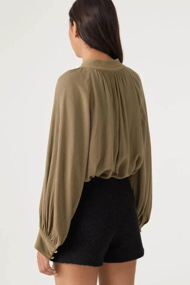 NeilLongSleeve Blouse Clothing Baandsh Tops and Shirts