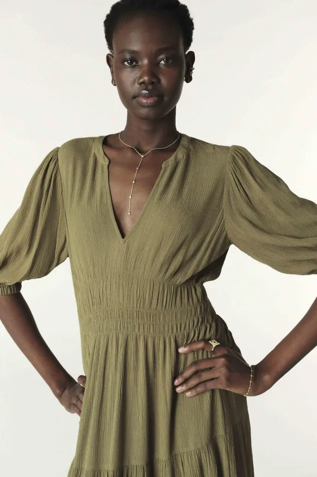 NormaMidi Dress Clothing Baandsh Dresses