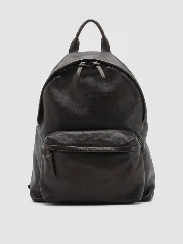 Officine Creative Backpacks OC PACK Moro 25 Brown Leather Backpack 8211 WomenMen Officine Creative Backpacks OC PACK Moro 25 Brown Leather Backpack 8211 WomenMen
