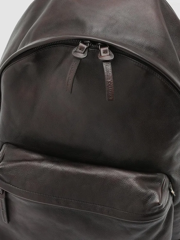 Officine Creative Backpacks OC PACK Moro 25 Brown Leather Backpack 8211 WomenMen Officine Creative Backpacks OC PACK Moro 25 Brown Leather Backpack 8211 WomenMen