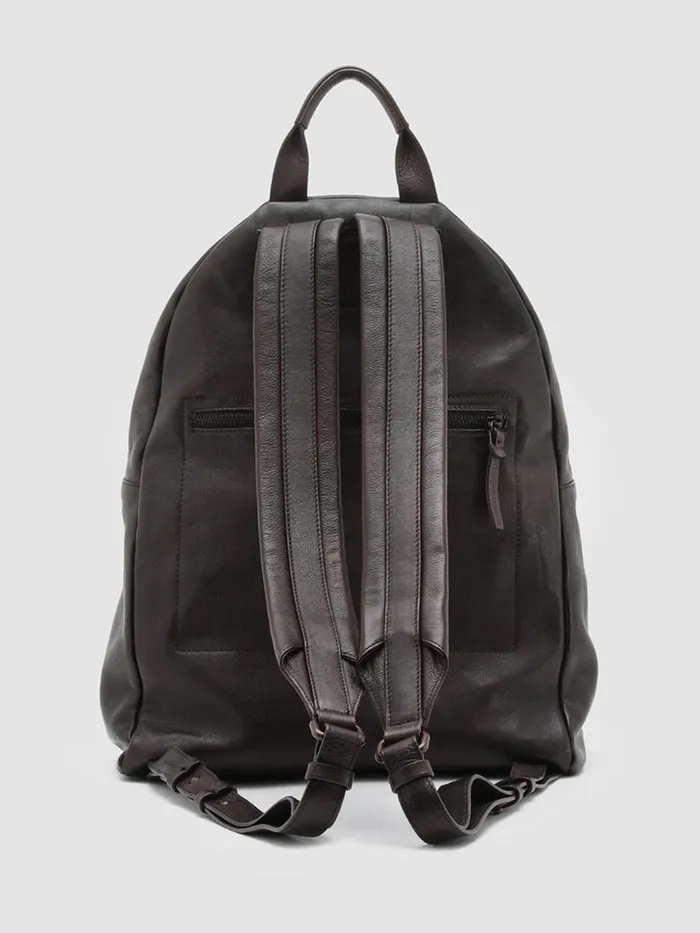 Officine Creative Backpacks OC PACK Moro 25 Brown Leather Backpack 8211 WomenMen Officine Creative Backpacks OC PACK Moro 25 Brown Leather Backpack 8211 WomenMen
