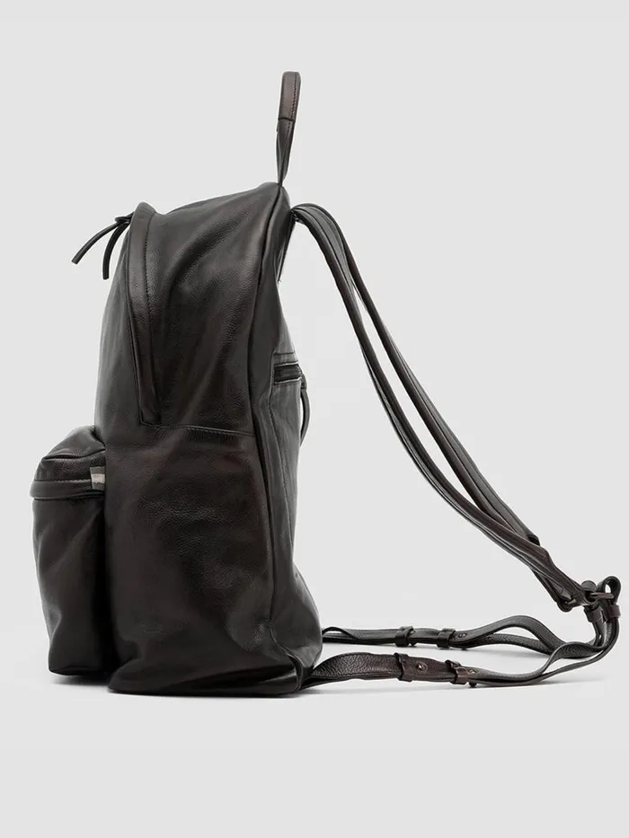 Officine Creative Backpacks OC PACK Moro 25 Brown Leather Backpack 8211 WomenMen Officine Creative Backpacks OC PACK Moro 25 Brown Leather Backpack 8211 WomenMen