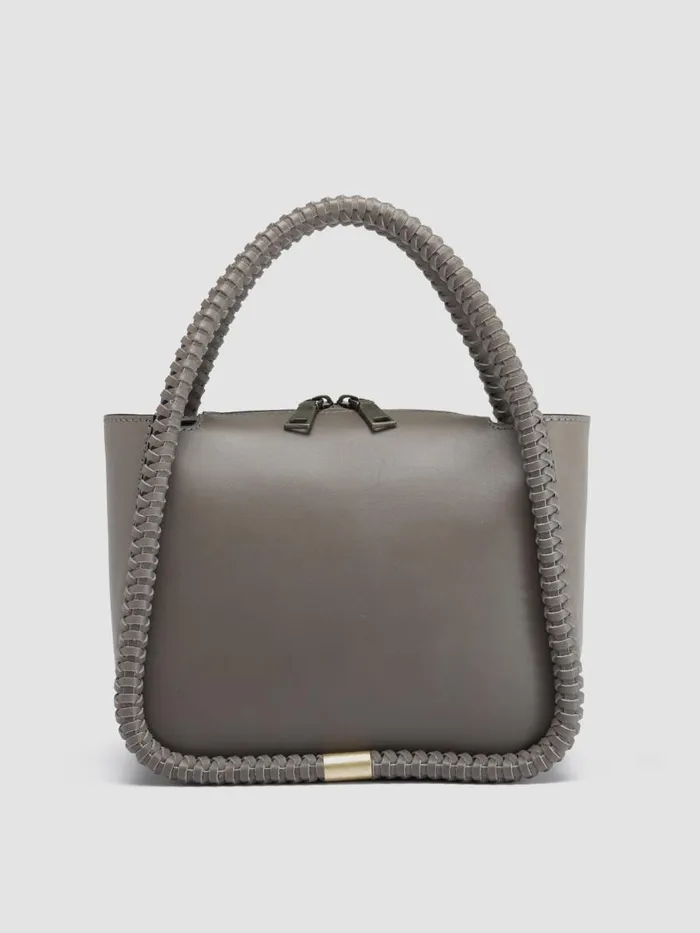 Officine Creative Bags CABALA 107 Stone Grey Leather Bag 8211 Women