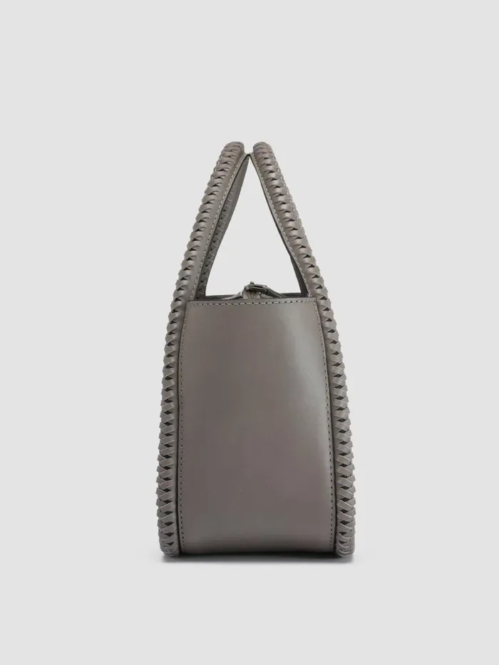Officine Creative Bags CABALA 107 Stone Grey Leather Bag 8211 Women