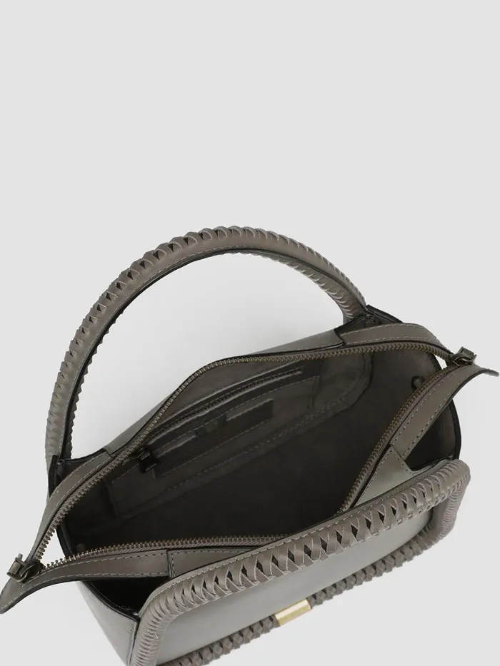Officine Creative Bags CABALA 107 Stone Grey Leather Bag 8211 Women