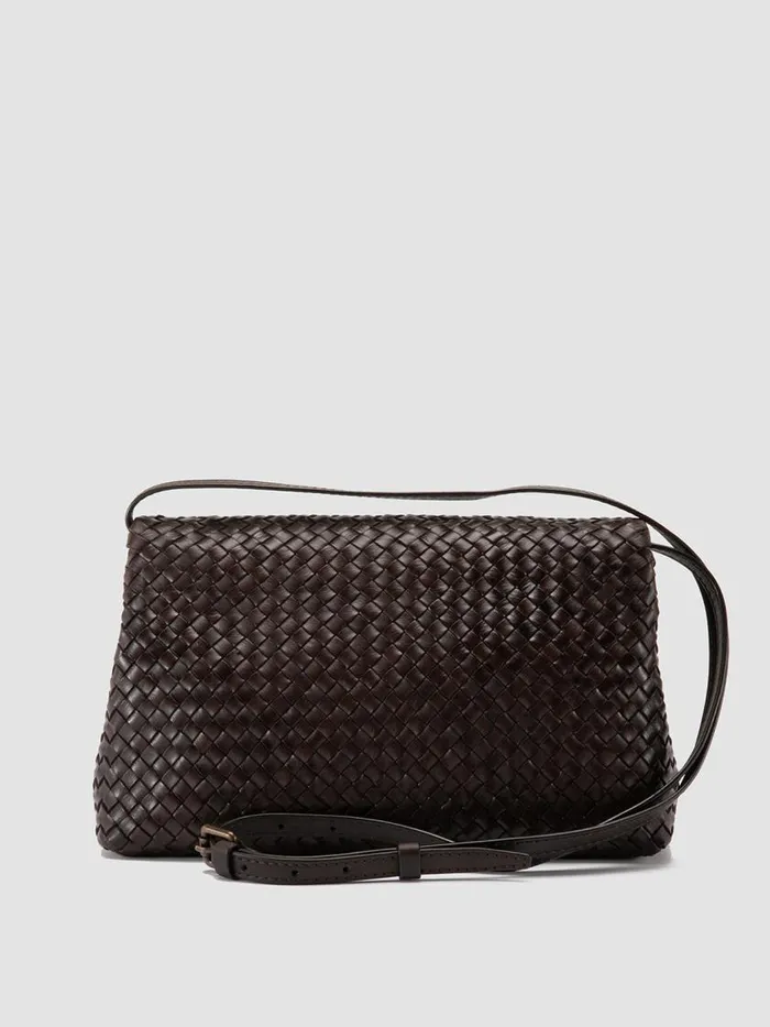 Officine Creative Bags OC CLASS 46 Moro Brown Leather Crossbody Bag 8211 Women Officine Creative Bags OC CLASS 46 Moro Brown Leather Crossbody Bag 8211 Women