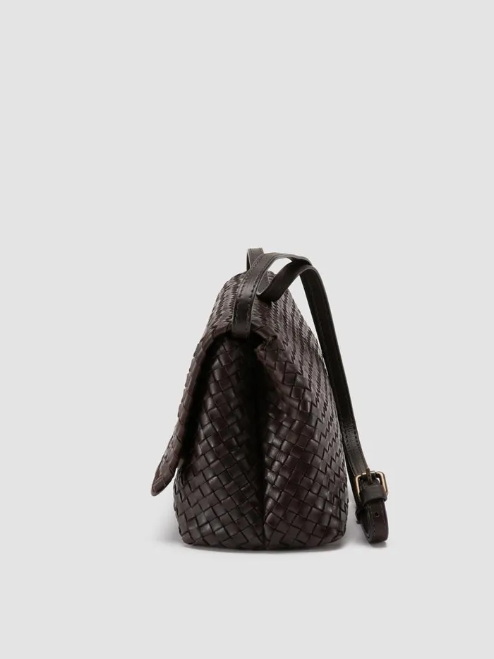 Officine Creative Bags OC CLASS 46 Moro Brown Leather Crossbody Bag 8211 Women Officine Creative Bags OC CLASS 46 Moro Brown Leather Crossbody Bag 8211 Women