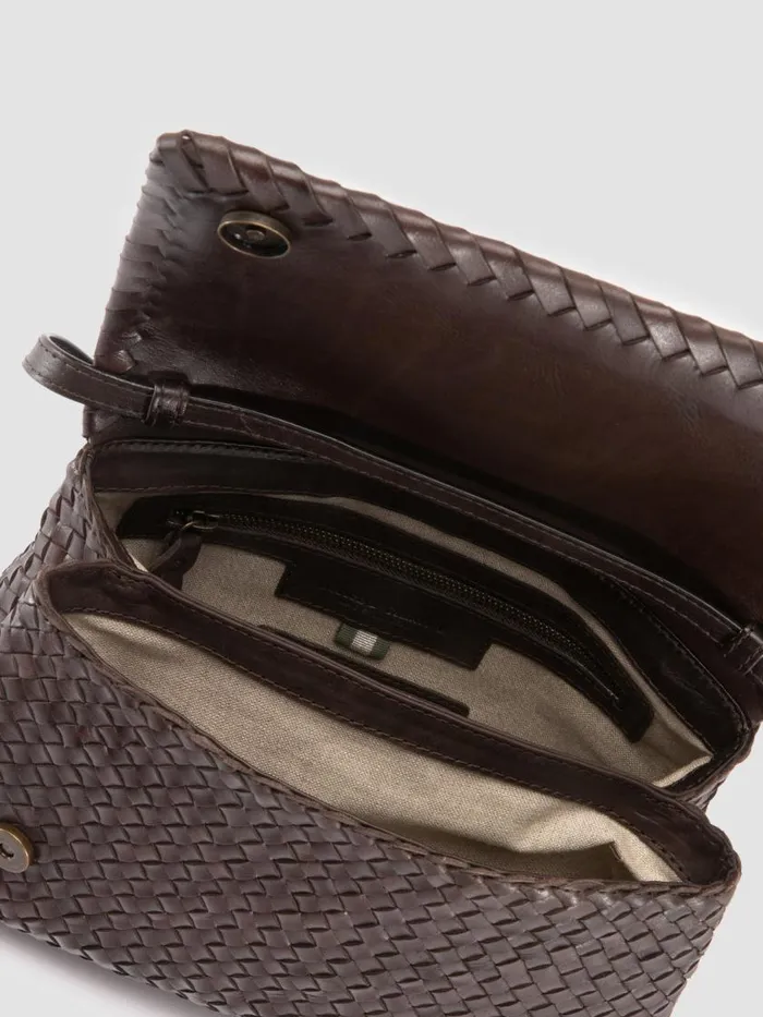 Officine Creative Bags OC CLASS 46 Moro Brown Leather Crossbody Bag 8211 Women Officine Creative Bags OC CLASS 46 Moro Brown Leather Crossbody Bag 8211 Women
