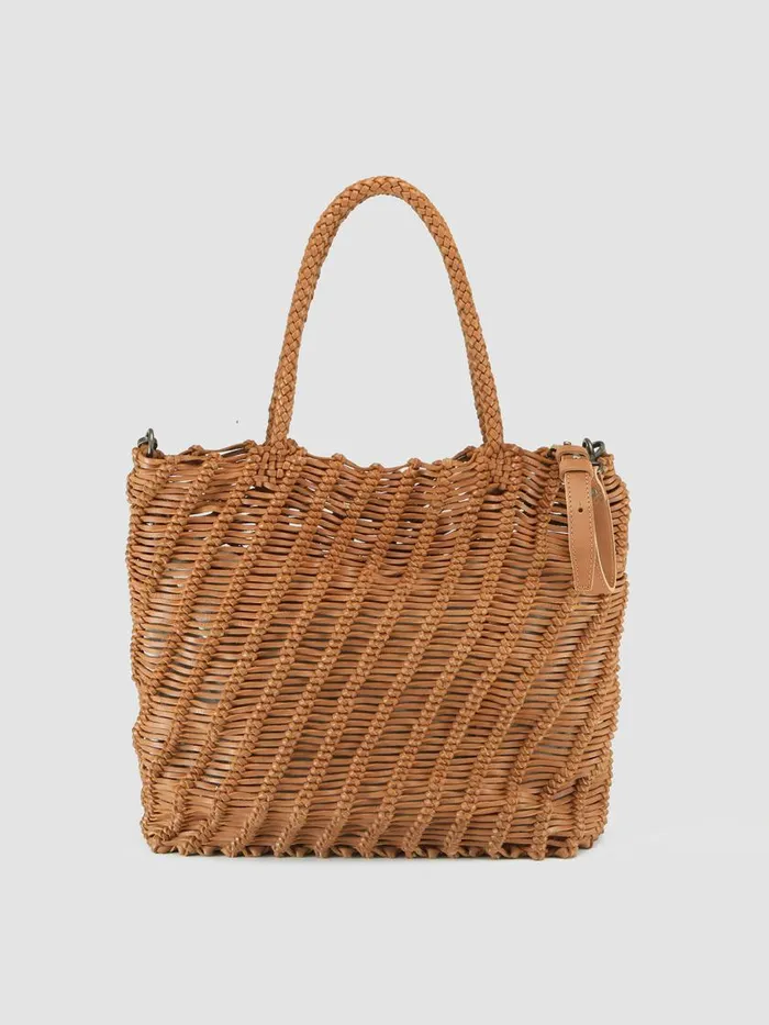 Officine Creative Bags SUSAN 02 Rhum Brown LeatherTote Bag 8211 Women