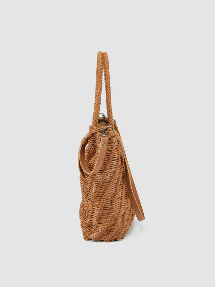 Officine Creative Bags SUSAN 02 Rhum Brown LeatherTote Bag 8211 Women