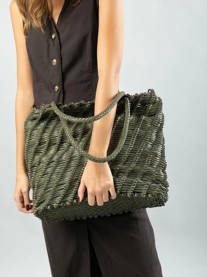 Officine Creative Bags SUSAN 02 Rhum Brown LeatherTote Bag 8211 Women