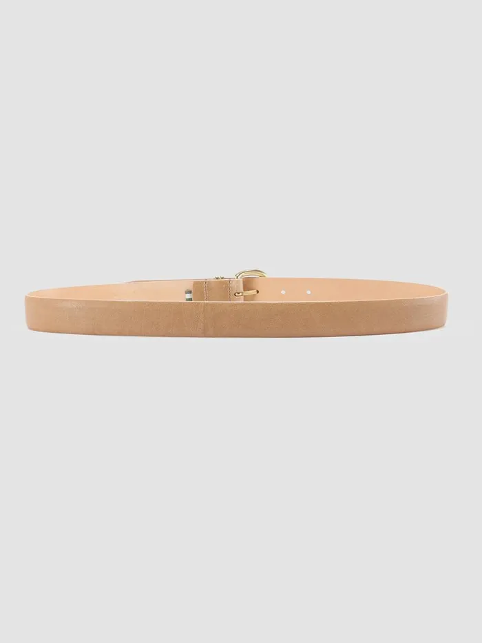 Officine Creative Belts OC STRIP 46 Taupe Taupe Suede Belt 8211 Women