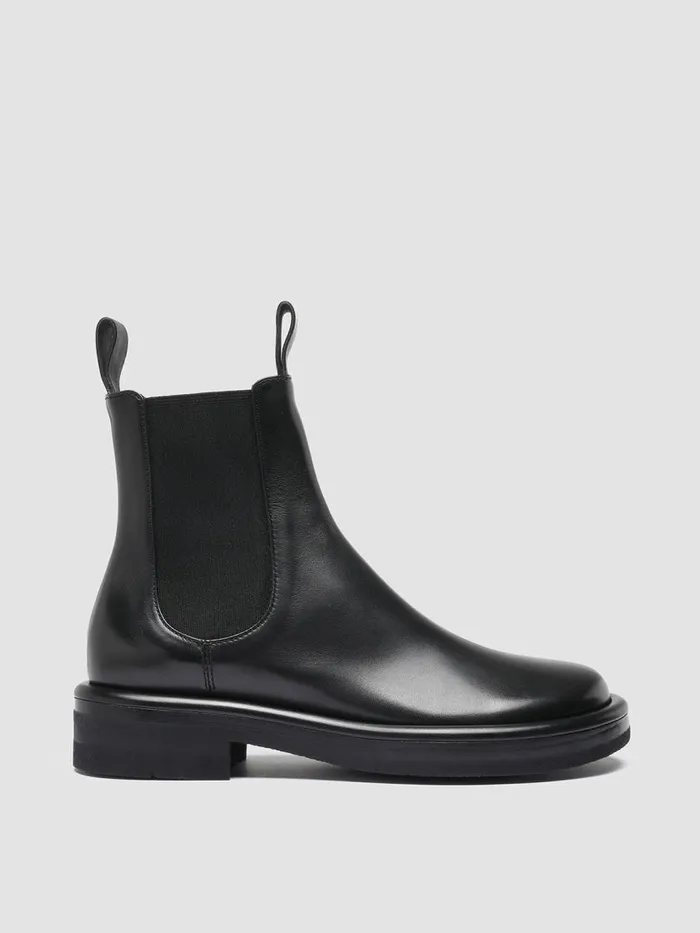 Officine Creative Boots and Booties ERA 001 Nero Black Leather Chelsea Boots 8211 Women