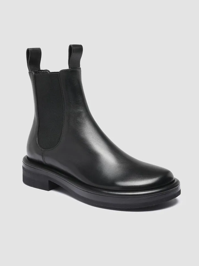 Officine Creative Boots and Booties ERA 001 Nero Black Leather Chelsea Boots 8211 Women Officine Creative Boots and Booties ERA 001 Nero Black Leather Chelsea Boots 8211 Women