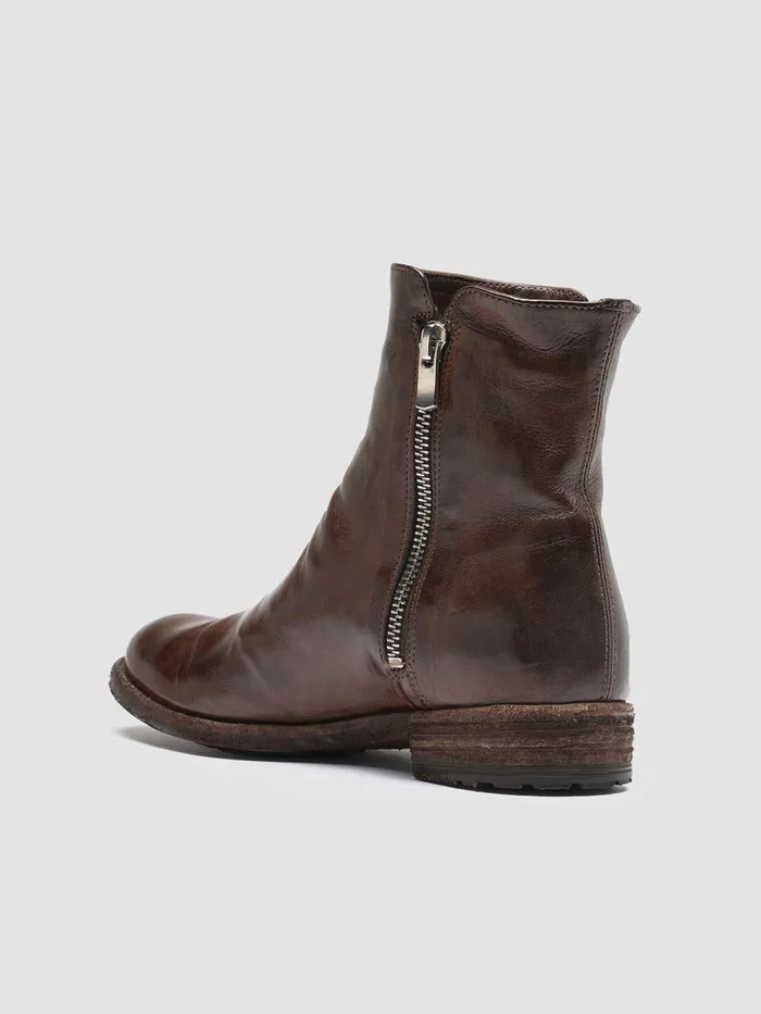 Officine Creative Boots and Booties LEXIKON 097 Cigar Brown Leather And Shearling Ankle Boots 8211 Women Officine Creative Boots and Booties LEXIKON 097 Cigar Brown Leather And Shearling Ankle Boots 8211 Women