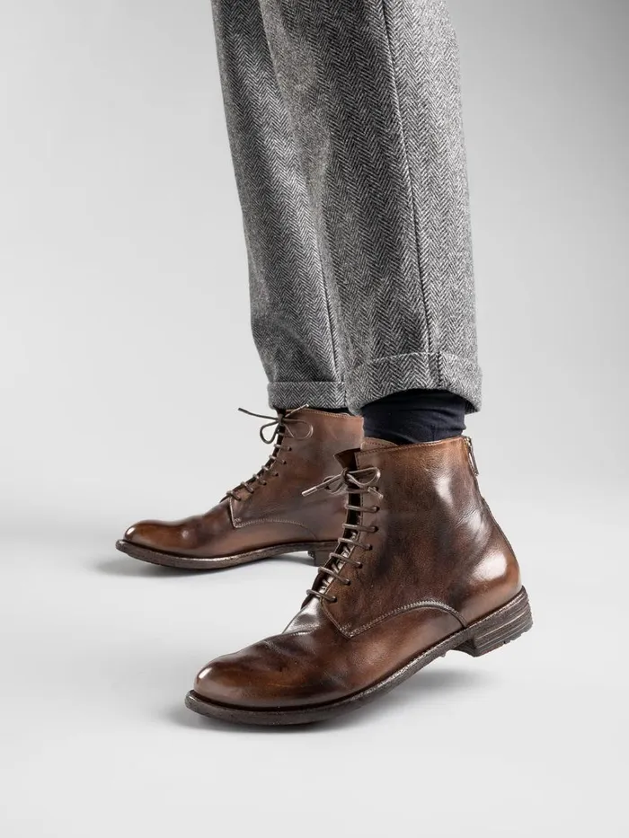 Officine Creative Boots and Booties LEXIKON 123 Fondue Leather Booties 8211 Women Officine Creative Boots and Booties LEXIKON 123 Fondue Leather Booties 8211 Women