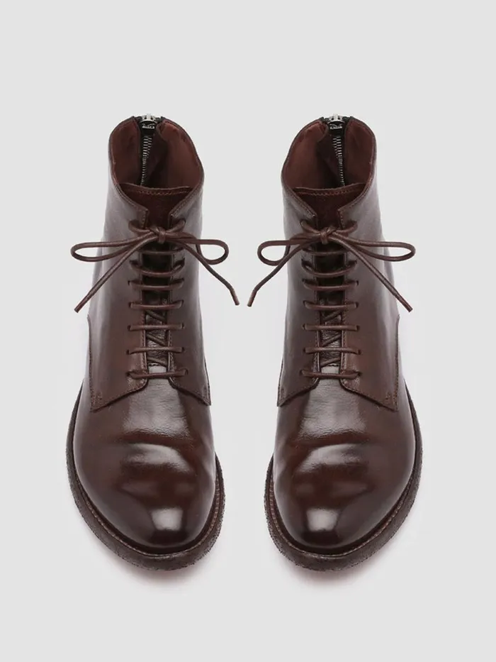 Officine Creative Boots and Booties LEXIKON 123 Otto Burgundy Leather Booties 8211 Women Officine Creative Boots and Booties LEXIKON 123 Otto Burgundy Leather Booties 8211 Women