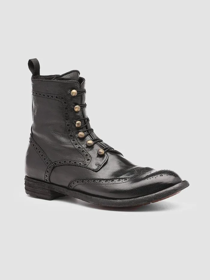 Officine Creative Boots and Booties LEXIKON 131 Nero Black Leather Boots 8211 Women Officine Creative Boots and Booties LEXIKON 131 Nero Black Leather Boots 8211 Women