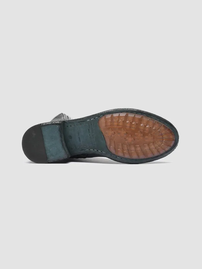 Officine Creative Boots and Booties LISON 034 BouteilleSupernero Green Leather Ankle Boots 8211 Women Officine Creative Boots and Booties LISON 034 BouteilleSupernero Green Leather Ankle Boots 8211 Women