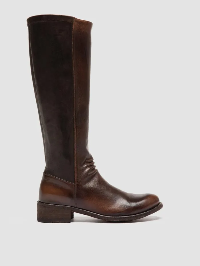 Officine Creative Boots and Booties LISON 035 CaffMoro Brown Leather Zip Boots 8211 Women Officine Creative Boots and Booties LISON 035 CaffMoro Brown Leather Zip Boots 8211 Women