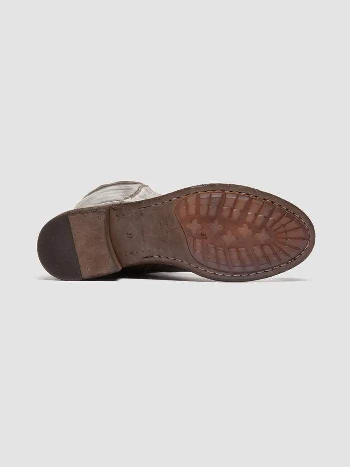 Officine Creative Boots and Booties LISON 035 CaffMoro Brown Leather Zip Boots 8211 Women Officine Creative Boots and Booties LISON 035 CaffMoro Brown Leather Zip Boots 8211 Women