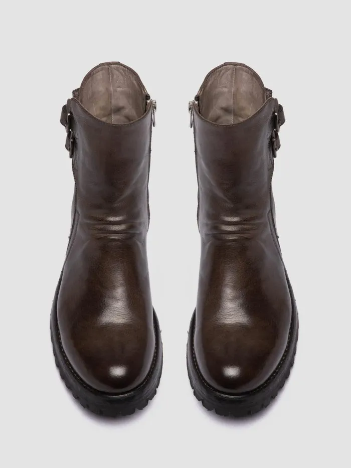 Officine Creative Boots and Booties LORAINE 002 Magnete Brown Leather Ankle Boots 8211 Women Officine Creative Boots and Booties LORAINE 002 Magnete Brown Leather Ankle Boots 8211 Women