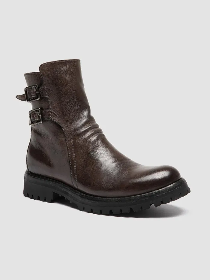 Officine Creative Boots and Booties LORAINE 002 Magnete Brown Leather Ankle Boots 8211 Women Officine Creative Boots and Booties LORAINE 002 Magnete Brown Leather Ankle Boots 8211 Women