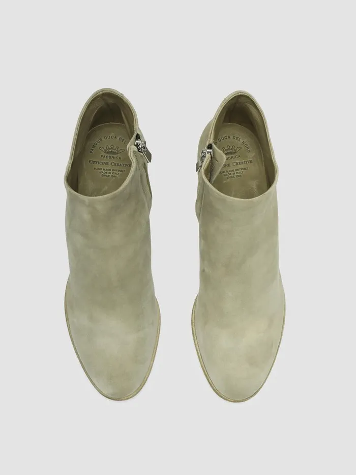 Officine Creative Boots and Booties SHIRLEE 002 Elmwood Green Suede Ankle Boots 8211 Women Officine Creative Boots and Booties SHIRLEE 002 Elmwood Green Suede Ankle Boots 8211 Women