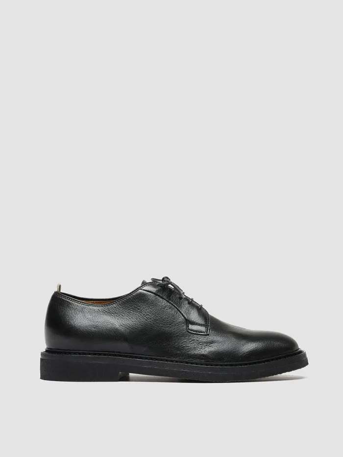 Officine Creative Derbies and Oxfords HOPKINS FLEXI 201 Nero Black Leather Derby Shoes 8211 Men Officine Creative Derbies and Oxfords HOPKINS FLEXI 201 Nero Black Leather Derby Shoes 8211 Men