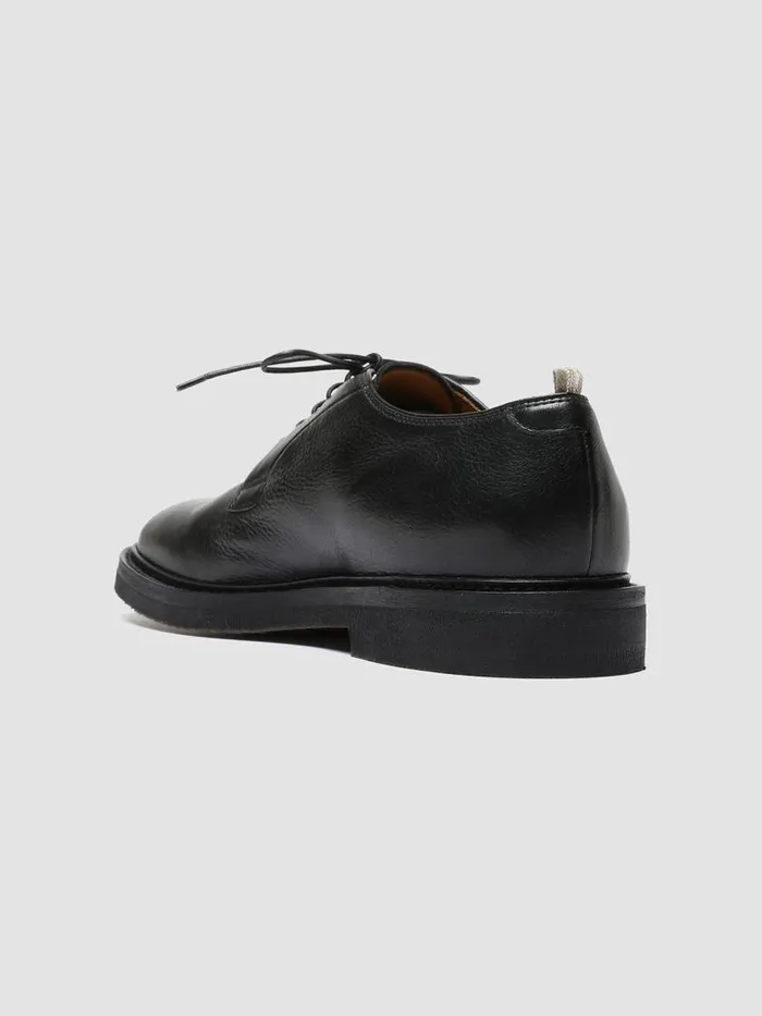 Officine Creative Derbies and Oxfords HOPKINS FLEXI 201 Nero Black Leather Derby Shoes 8211 Men Officine Creative Derbies and Oxfords HOPKINS FLEXI 201 Nero Black Leather Derby Shoes 8211 Men