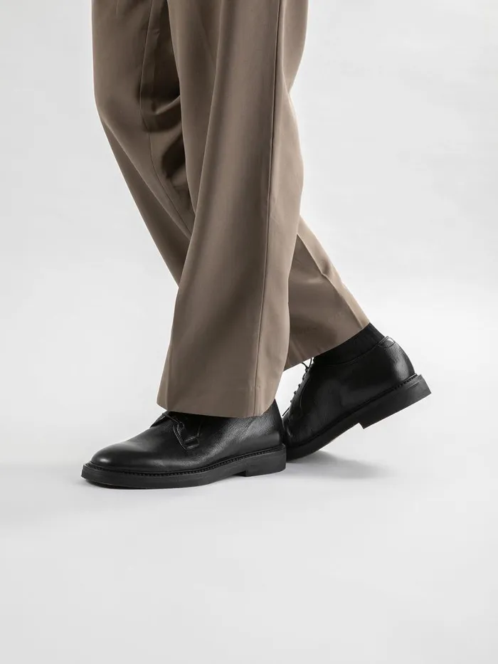 Officine Creative Derbies and Oxfords HOPKINS FLEXI 201 Nero Black Leather Derby Shoes 8211 Men Officine Creative Derbies and Oxfords HOPKINS FLEXI 201 Nero Black Leather Derby Shoes 8211 Men