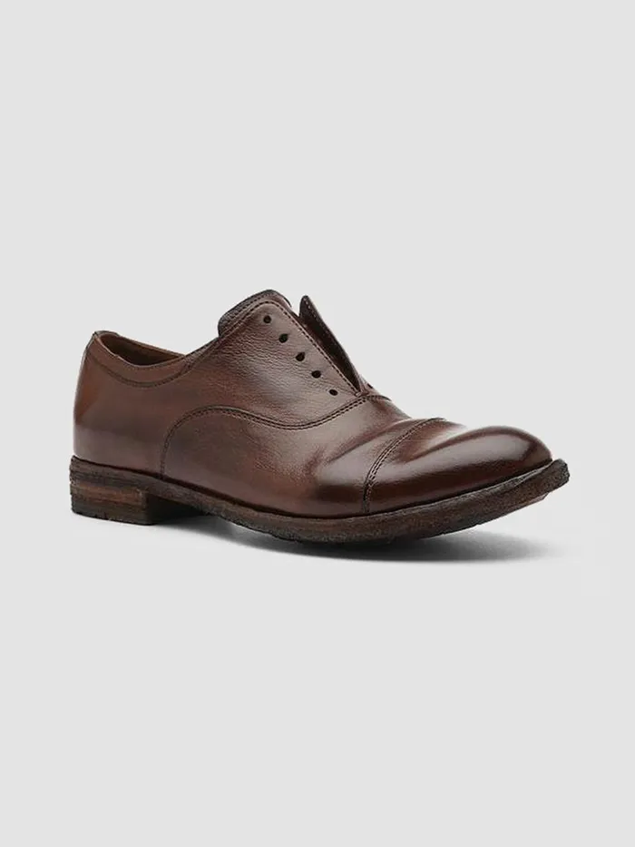 Officine Creative Derbies and Oxfords LEXIKON 017 Cigar Brown Leather Oxford Shoes 8211 Women Officine Creative Derbies and Oxfords LEXIKON 017 Cigar Brown Leather Oxford Shoes 8211 Women