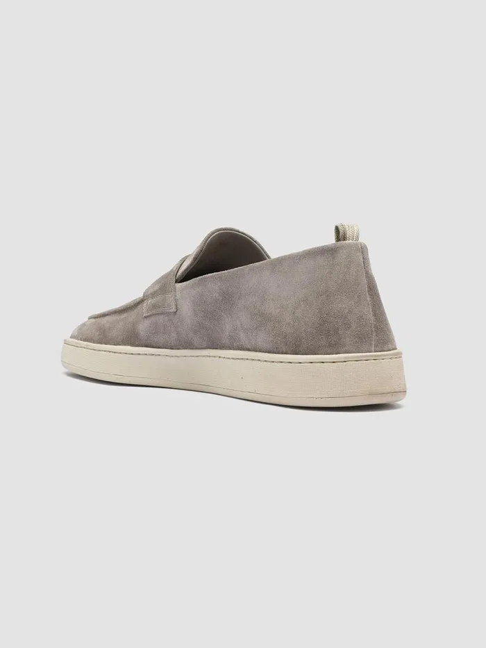 Officine Creative Loafers HERBIE 001 Quarzo Taupe Suede Penny Loafers 8211 Men Officine Creative Loafers HERBIE 001 Quarzo Taupe Suede Penny Loafers 8211 Men