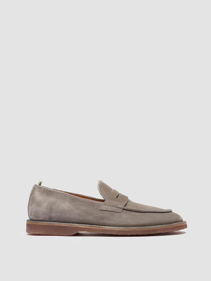 Officine Creative Loafers KENT 008 QuarzoTaupe Suede Loafers 8211 Men